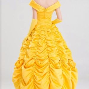Belle costume dress & gloves
